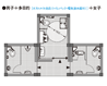 ユニットトイレ 〜アレンジ1の平面図2
