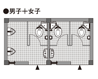 ユニットトイレ 〜基本ユニットの平面図2