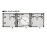 ユニットトイレ 〜アレンジ2の平面図1