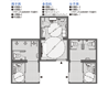 ユニットトイレ平面図〜6ユニット